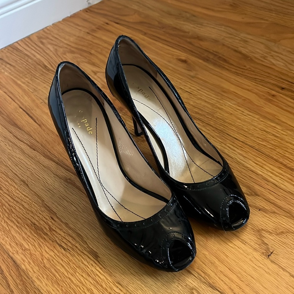 Kate Spade patten leather heels 3.5 inch